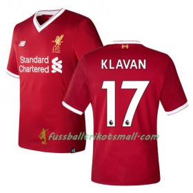Fußballtrikots Liverpool KLAVAN 17 2017-2018 Kurzarm Heimtrikotsatz kaufen