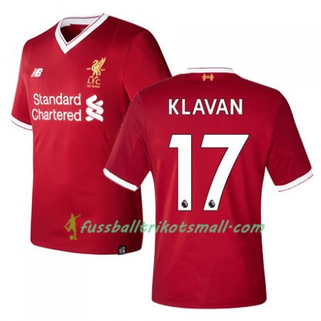 Fußballtrikots Liverpool KLAVAN 17 2017-2018 Kurzarm Heimtrikotsatz kaufen