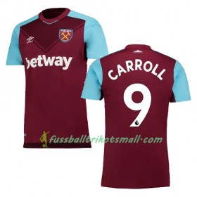 Fußballtrikots West Ham United CARROLL 2017-2018 Kurzarm Heimtrikotsatz kaufen