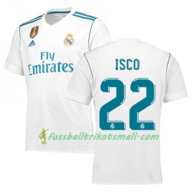 Fußballtrikots Real Madrid ISCO 22 2017-2018 Kurzarm Heimtrikotsatz kaufen