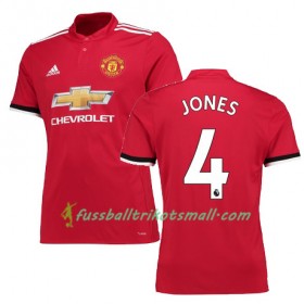 Fußballtrikots Manchester United JONES 4 2017-2018 Kurzarm Heimtrikotsatz kaufen