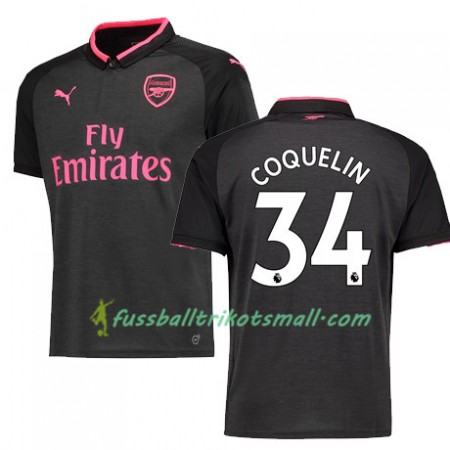 Fußballtrikots Arsenal COQUELIN 34 2017-2018 Kurzarm Ausweichtrikot kaufen