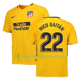 Fußballtrikots Atlético Madrid NICO GAITAN 22 2017-2018 Kurzarm Auswärts-trikot kaufen
