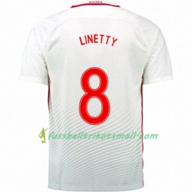 Fußballtrikots Polen KAROL LINETTY Heimtrikotsatz Euro 2016