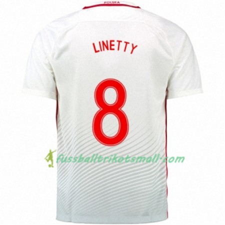 Fußballtrikots Polen KAROL LINETTY Heimtrikotsatz Euro 2016