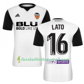 Fußballtrikots FC Valencia LATO 2017-2018 Kurzarm Heimtrikotsatz kaufen