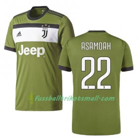 Fußballtrikots Juventus Turin ASAMOAH 22 2017-2018 Kurzarm Ausweichtrikot kaufen