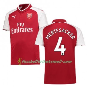 Fußballtrikots Arsenal MERTESACKER 4 2017-2018 Kurzarm Heimtrikotsatz kaufen