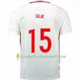 Fußballtrikots Polen KAMIL GLIK Heimtrikotsatz Euro 2016