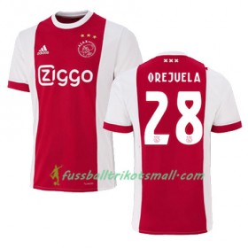 Fußballtrikots Ajax Amsterdam LUIS MANUEL OREJUELA 28 2017-2018 Kurzarm Heimtrikotsatz kaufen
