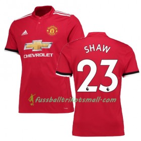 Fußballtrikots Manchester United SHAW 23 2017-2018 Kurzarm Heimtrikotsatz kaufen