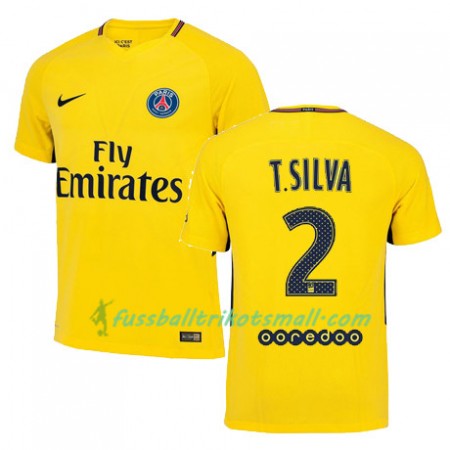 Fußballtrikots PSG THIAGO SILVA 2 2017-2018 Kurzarm Auswärts-trikot kaufen