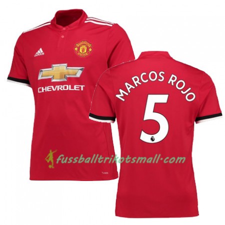 Fußballtrikots Manchester United MARCOS ROJO 5 2017-2018 Kurzarm Heimtrikotsatz kaufen