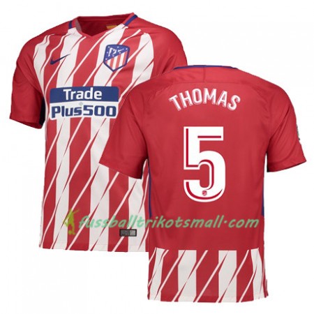 Fußballtrikots Atlético Madrid THOMAS 5 2017-2018 Kurzarm Heimtrikotsatz kaufen