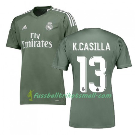 Fußballtrikots Real Madrid K CASILLA 13 2017-2018 Kurzarm Heimtrikotsatz kaufen