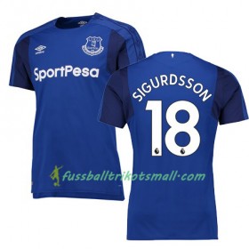 Fußballtrikots Everton SIGURDSSON 2017-2018 Kurzarm Heimtrikotsatz kaufen