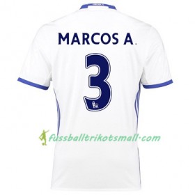 Fußballtrikots Chelsea MARCOS A 3 2017-2018 Kurzarm Ausweichtrikot kaufen