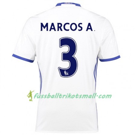 Fußballtrikots Chelsea MARCOS A 3 2017-2018 Kurzarm Ausweichtrikot kaufen