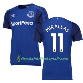 Fußballtrikots Everton MIRALLAS 2017-2018 Kurzarm Heimtrikotsatz kaufen