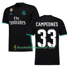 Fußballtrikots Real Madrid Campeones 33 2017-2018 Kurzarm Auswärts-trikot kaufen
