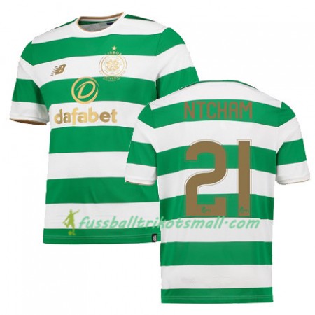 Fußballtrikots Celtic Glasgow OLIVIER NTCHAM 2017-2018 Kurzarm Heimtrikotsatz kaufen