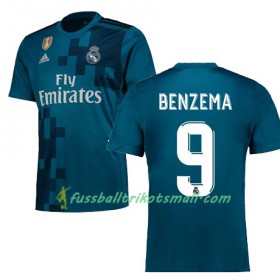 Fußballtrikots Real Madrid BENZEMA 9 2017-2018 Kurzarm Ausweichtrikot kaufen