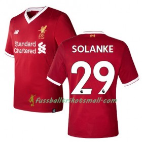 Fußballtrikots Liverpool SOLANKE 29 2017-2018 Kurzarm Heimtrikotsatz kaufen