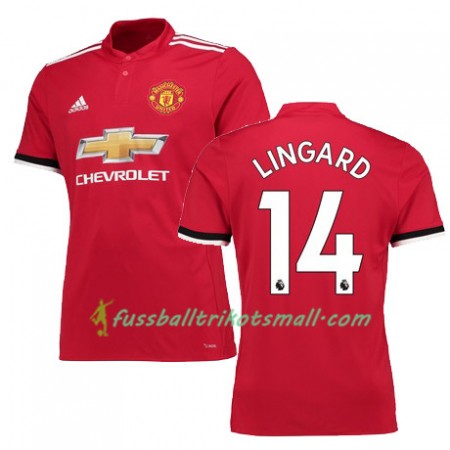 Fußballtrikots Manchester United LINGARD 14 2017-2018 Kurzarm Heimtrikotsatz kaufen