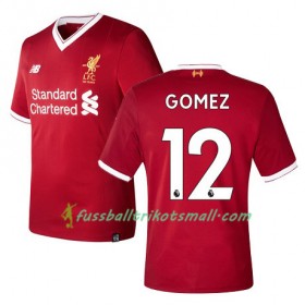Fußballtrikots Liverpool GOMEZ 12 2017-2018 Kurzarm Heimtrikotsatz kaufen