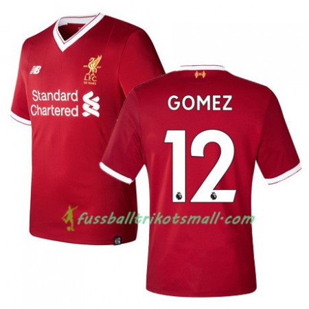 Fußballtrikots Liverpool GOMEZ 12 2017-2018 Kurzarm Heimtrikotsatz kaufen