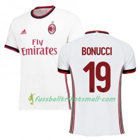 Fußballtrikots AC Mailand BONUCCI 19 2017-2018 Kurzarm Auswärts-trikot kaufen
