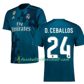 Fußballtrikots Real Madrid DANI CEBALLOS 24 2017-2018 Kurzarm Ausweichtrikot kaufen