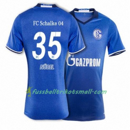 Fußballtrikots FC Schalke 04 NUBEL 35 2017-2018 Kurzarm Heimtrikotsatz kaufen