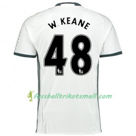 Fußballtrikots Manchester United W KEANE 48 2017-2018 Kurzarm Ausweichtrikot kaufen