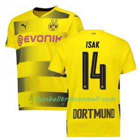 Fußballtrikots Borussia Dortmund Isak 14 2017-2018 Kurzarm Heimtrikotsatz kaufen