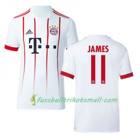 Fußballtrikots FC Bayern München JAMES 11 2017-2018 Kurzarm Ausweichtrikot kaufen