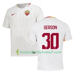 Fußballtrikots AS Rom GERSON 30 2017-2018 Kurzarm Auswärts-trikot kaufen