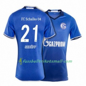 Fußballtrikots FC Schalke 04 SCHOPF 21 2017-2018 Kurzarm Heimtrikotsatz kaufen