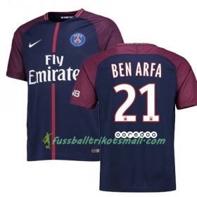 Fußballtrikots PSG HATEM BEN ARFA 21 2017-2018 Kurzarm Heimtrikotsatz kaufen