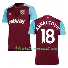 Fußballtrikots West Ham United ARNAUTOVIC 2017-2018 Kurzarm Heimtrikotsatz kaufen