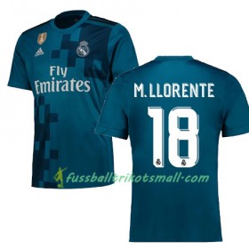 Fußballtrikots Real Madrid MARCOS LLORENTE 18 2017-2018 Kurzarm Ausweichtrikot kaufen