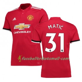 Fußballtrikots Manchester United MATIC 31 2017-2018 Kurzarm Heimtrikotsatz kaufen