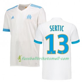 Fußballtrikots Olympique Marseille Gregory Sertic 13 2017-2018 Kurzarm Heimtrikotsatz kaufen