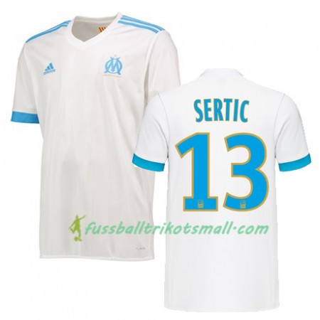 Fußballtrikots Olympique Marseille Gregory Sertic 13 2017-2018 Kurzarm Heimtrikotsatz kaufen