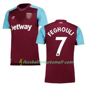Fußballtrikots West Ham United FEGHOULI 2017-2018 Kurzarm Heimtrikotsatz kaufen
