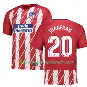 Fußballtrikots Atlético Madrid JUANFRAN 20 2017-2018 Kurzarm Heimtrikotsatz kaufen