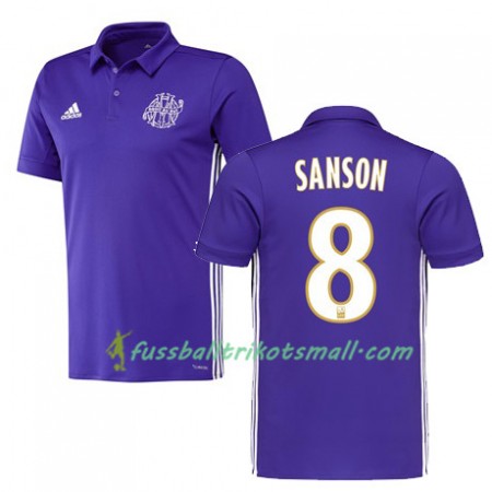 Fußballtrikots Olympique Marseille Morgan Sanson 8 2017-2018 Kurzarm Ausweichtrikot kaufen