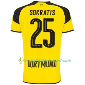 Fußballtrikots Borussia Dortmund SOKRATIS 25 2017-2018 Kurzarm Ausweichtrikot kaufen