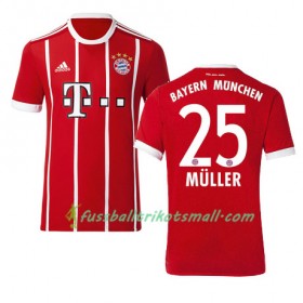 Fußballtrikots FC Bayern München MULLER 25 2017-2018 Kurzarm Heimtrikotsatz kaufen