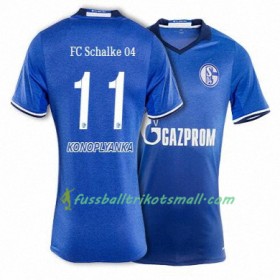 Fußballtrikots FC Schalke 04 KONOPLYANKA 11 2017-2018 Kurzarm Heimtrikotsatz kaufen